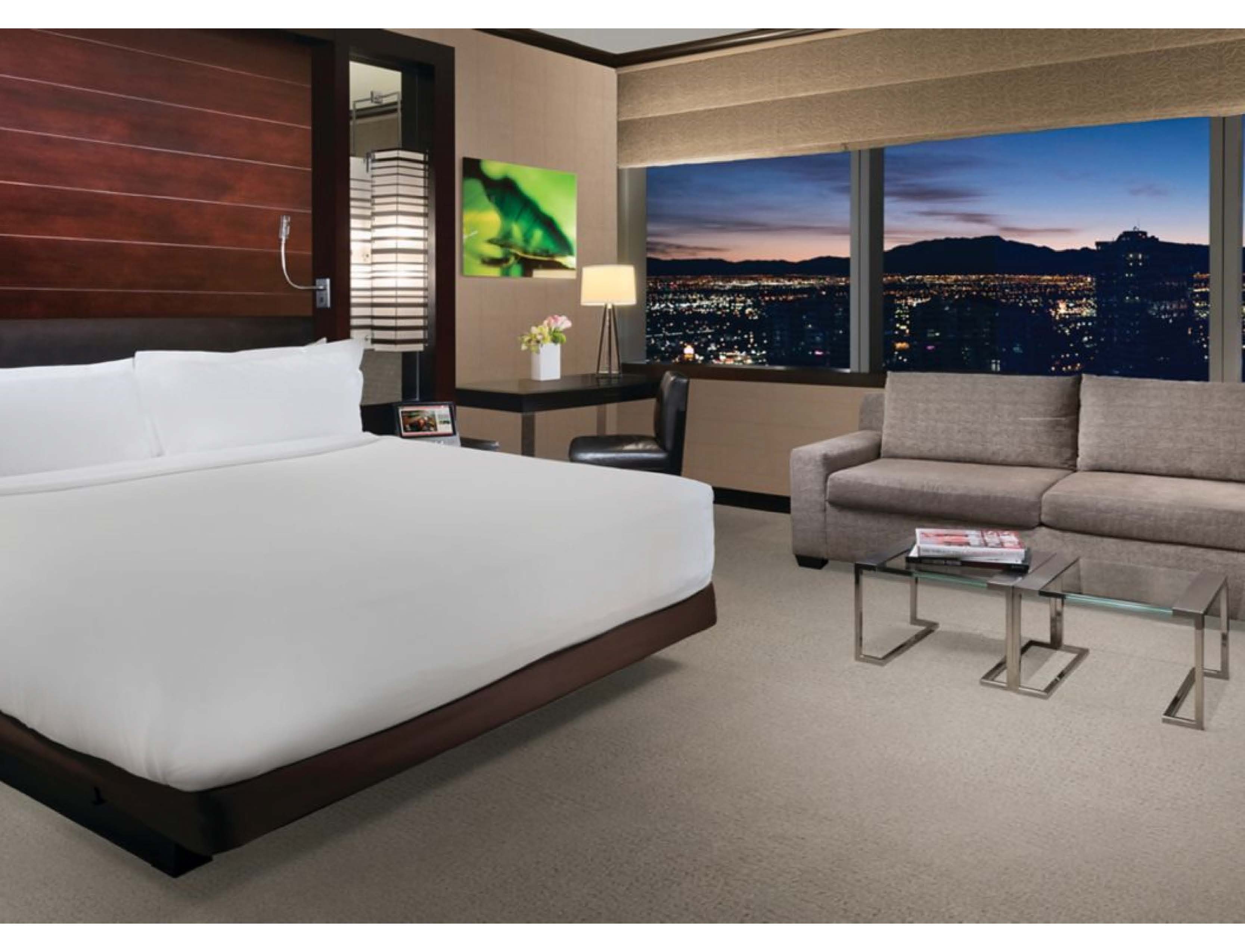 Vdara King Room.